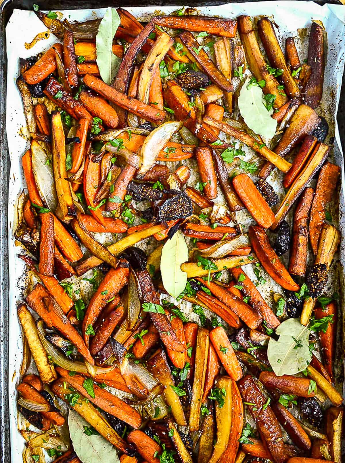 roasted tzimmes recipe on sheet pan