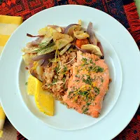 Roasted Salmon and Fennel 2 1