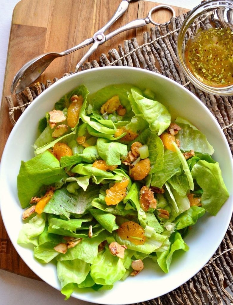 Green Salad with Mandarin Oranges