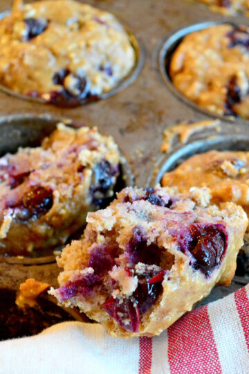 Oatmeal Blueberry Muffins 9 of 10