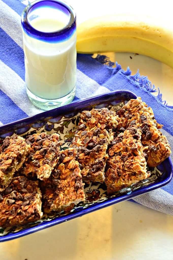 banana oat bars