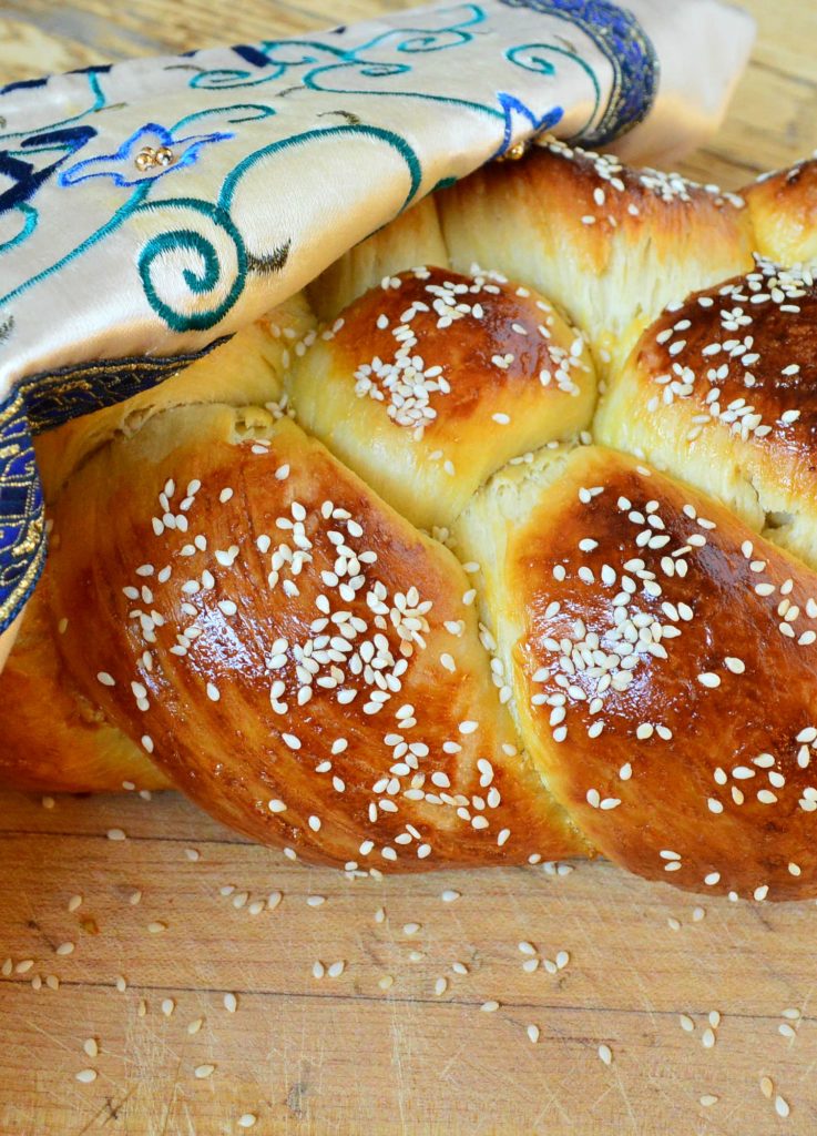 challah and challah cover