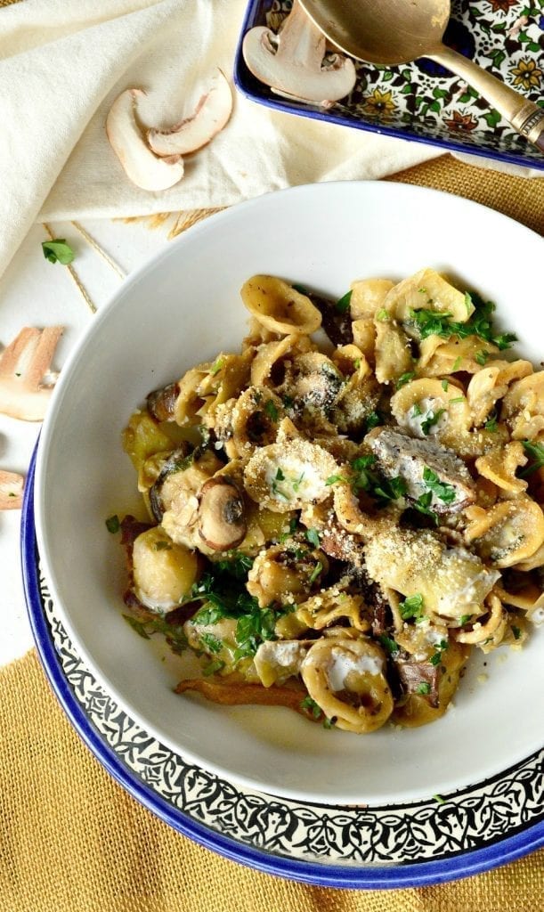 One Pot Pasta with Artichokes, Mushrooms and Cheese - This Is How I Cook