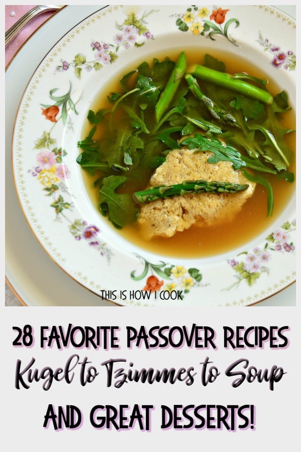 Passover Recipes