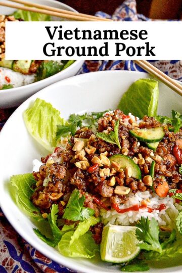 Vietnamese Caramelize Ground Pork 3title