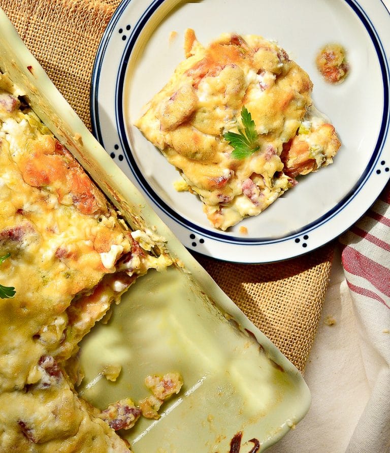 Overnight Egg Casserole with Salami This Is How I Cook