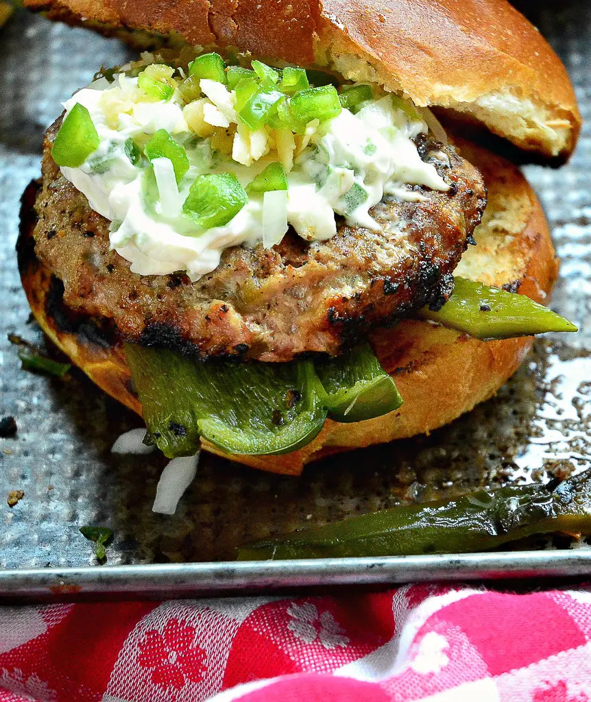 Jalapeno Cream Cheese Burger