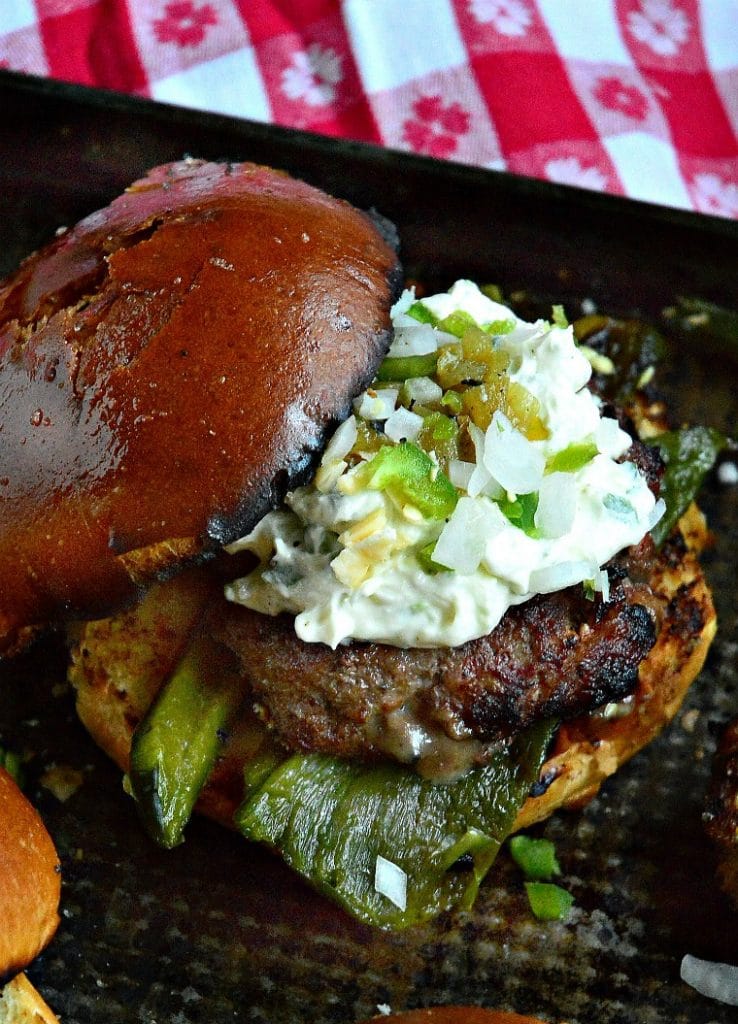 Jalapeno Cream Cheese Burger