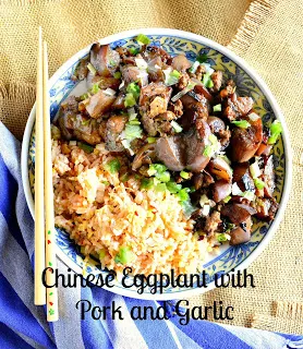 Chinese Eggplant with pork and Garlic