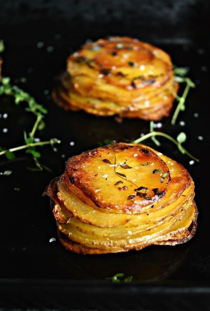 Pommes Anna in Muffin Cups
