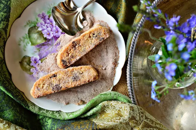 Earl Grey Mandel Bread