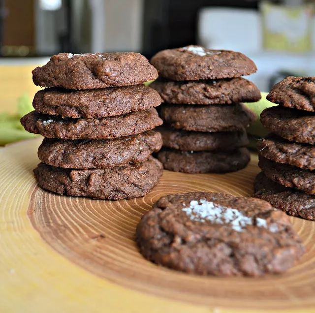 Chocolate Salted Sable Cookies