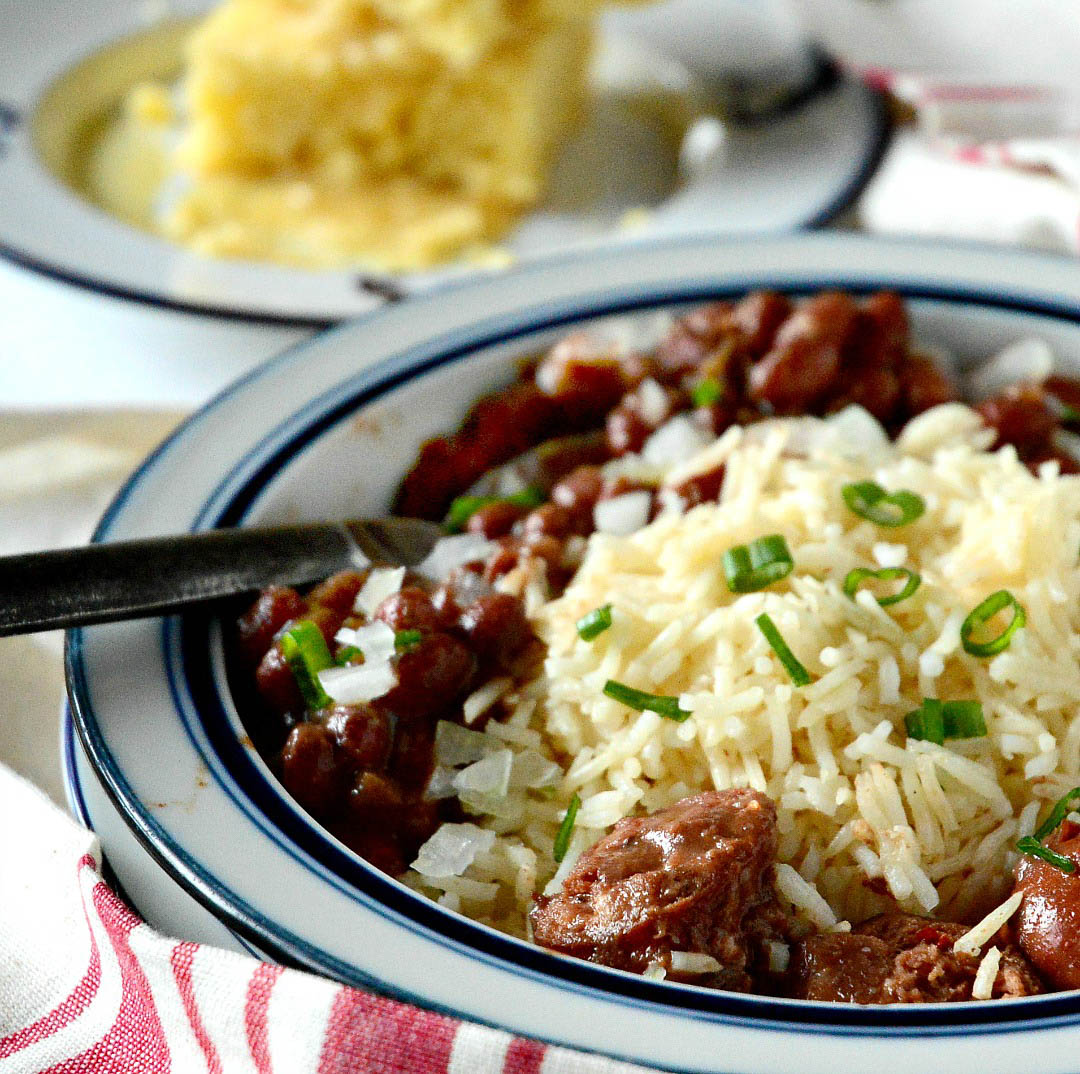 what to serve with red beans and rice