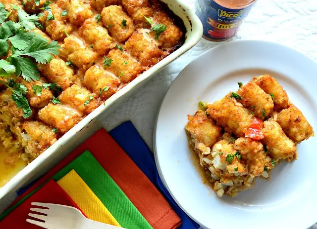 Mexican Tater Tot Casserole