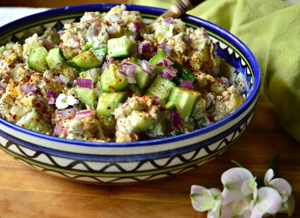 potato cucumber salad