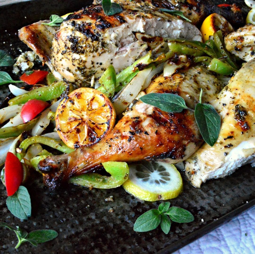 lemon oregano greek grilled chicken