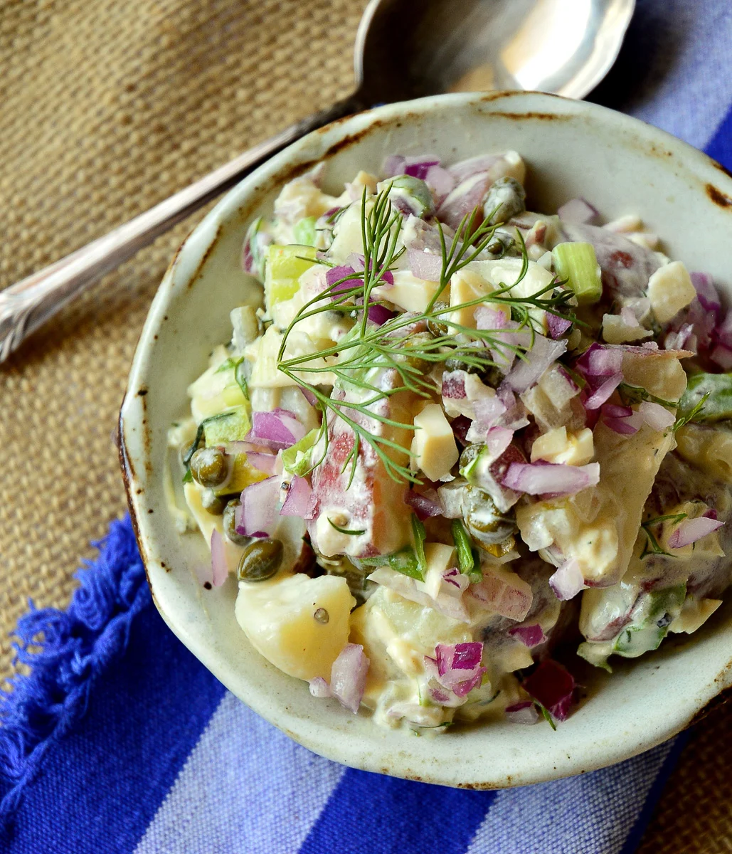 potato salad with capers