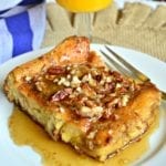 Overnight French Toast with Praline Pecan Butter