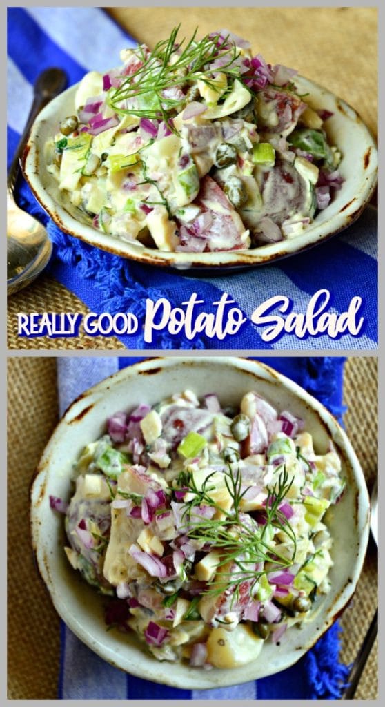 Really Good Potato Salad #livinontheveg - This Is How I Cook