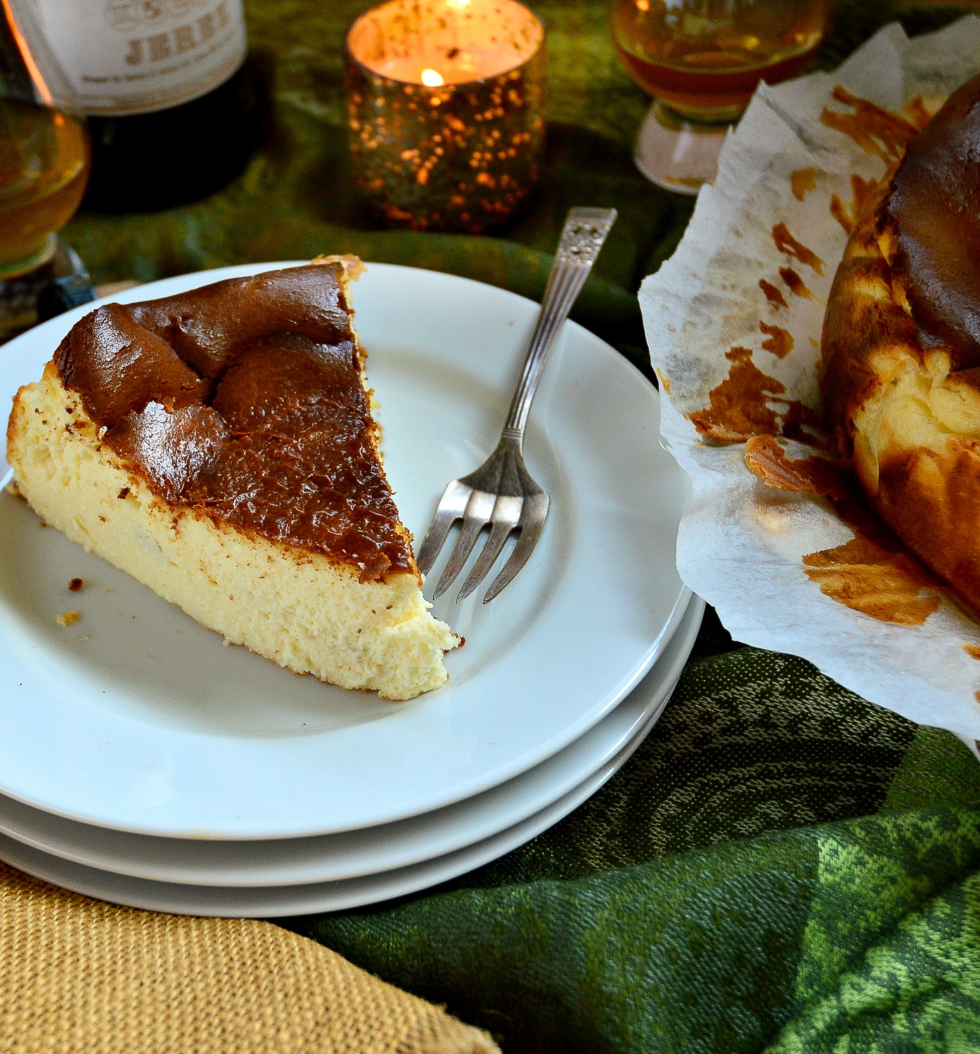 burnt basque cheesecake