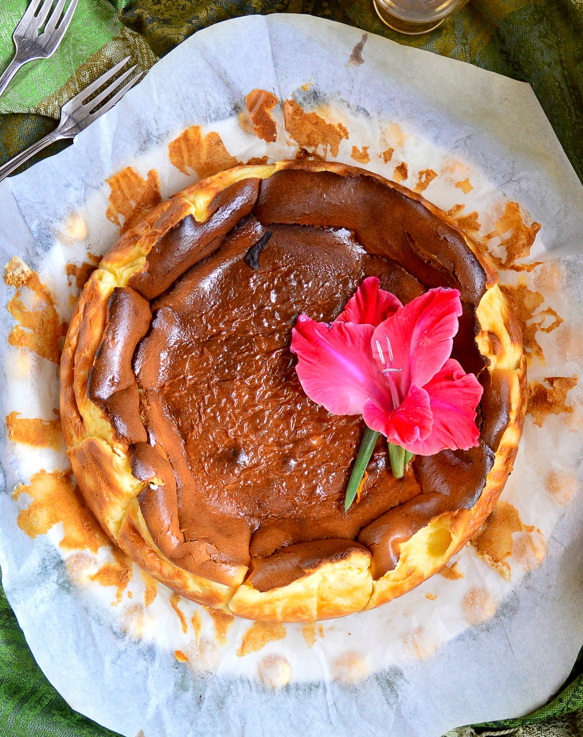 burnt basque cheesecake