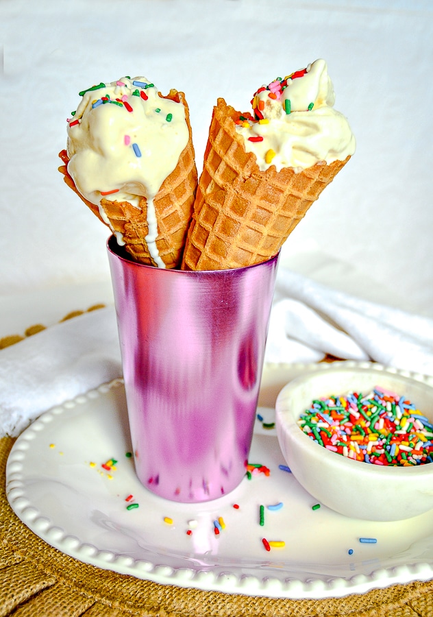 Dairy Queen Soft Serve with Sprinkles