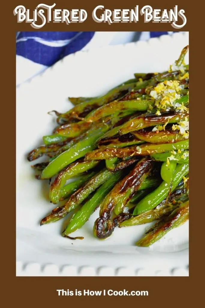Roasted Green Beans Pin 1