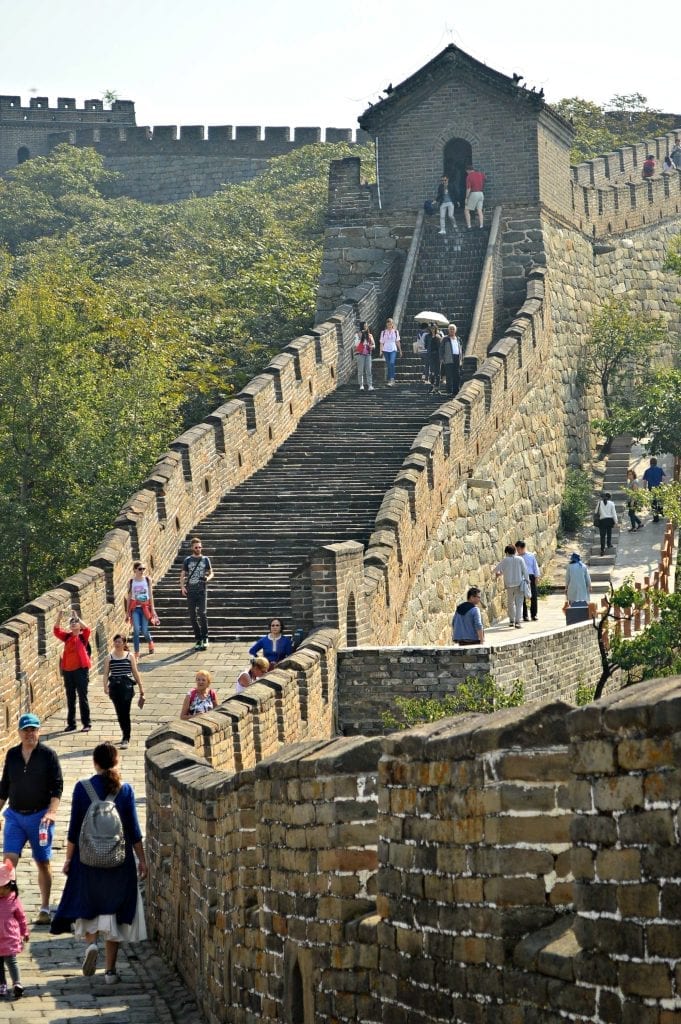 Walking on the Great Wall
