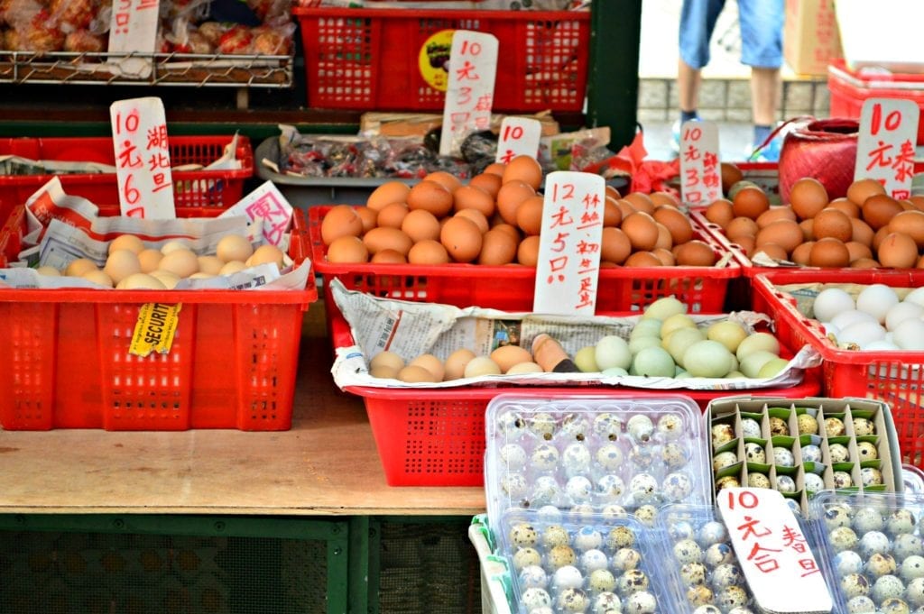 Varieties of eggs in Hong Kong