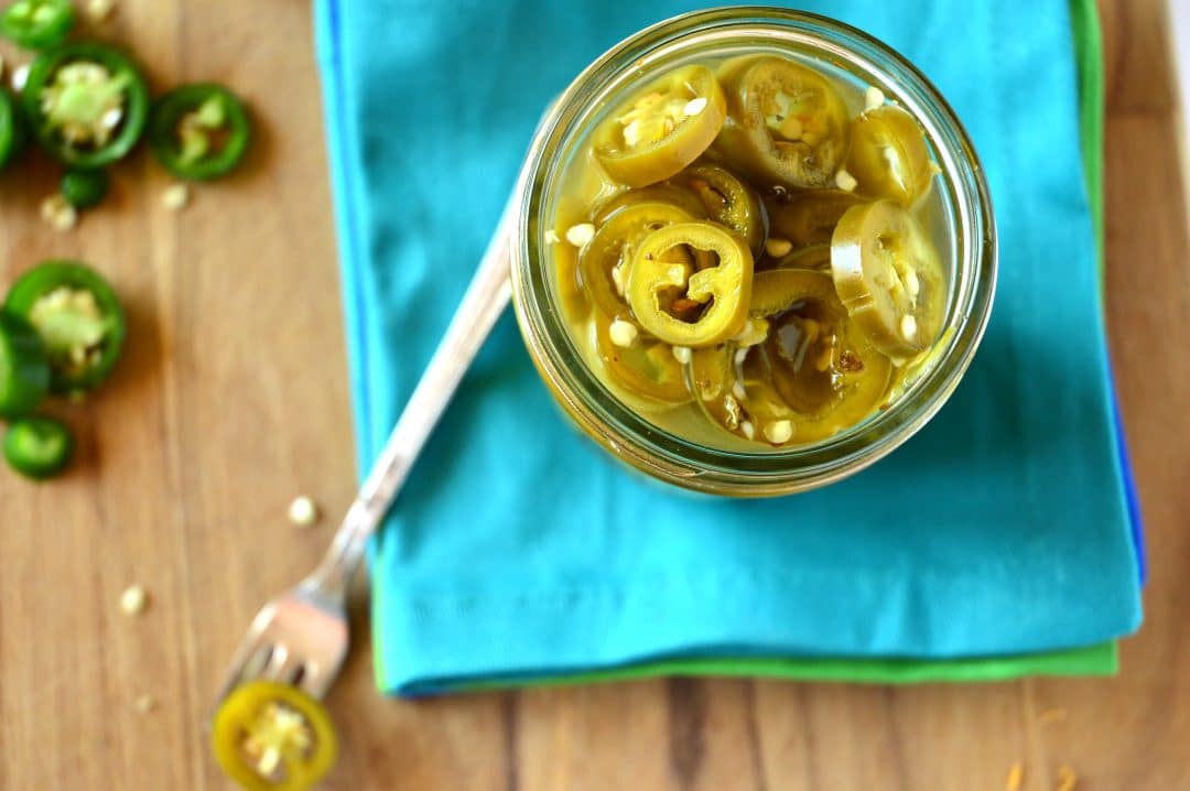 Pickled Jalapenos in Mason Jar