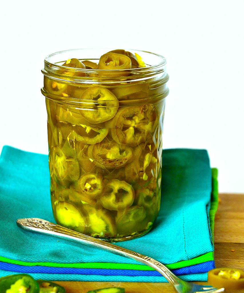 Pickled Jalapenos in Mason Jar