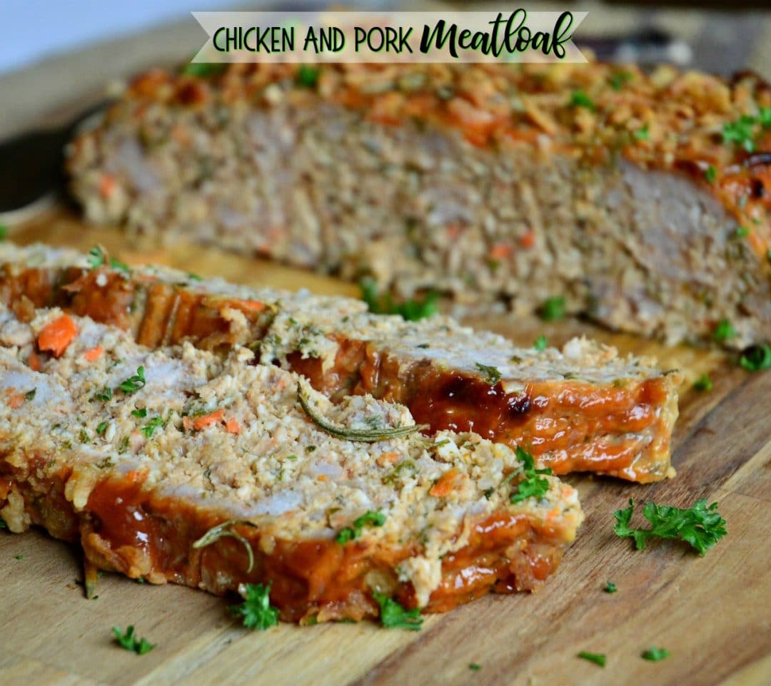 Ground Chicken Meatloaf with Pork