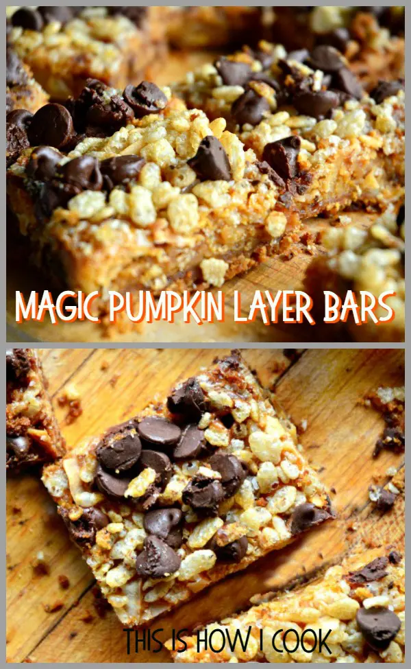 Magic Pumpkin Layer Bars