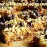 Magic Pumpkin Layer Bars with Rice Krispies