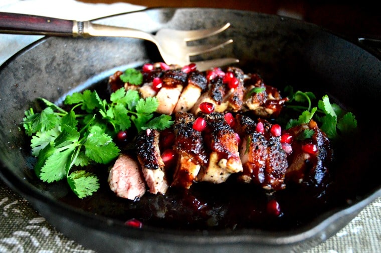 Duck Breast With Pomegranate Sauce