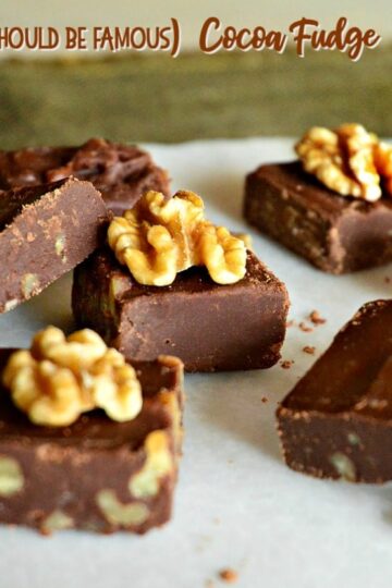 should be famous cocoa fudge this is How I Cook