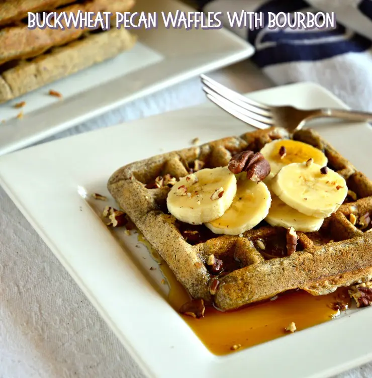 Buckwheat Pecan Waffles with Bourbon