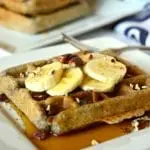 Buckwheat Pecan Waffles with Bourbon