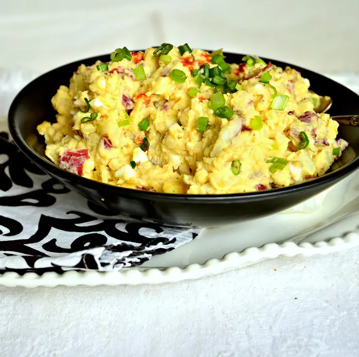 Emerils' smashed potato salad