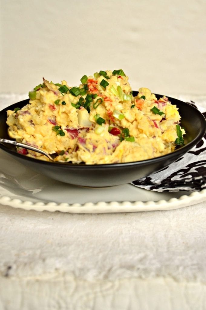 Emeril's smashed potato salad