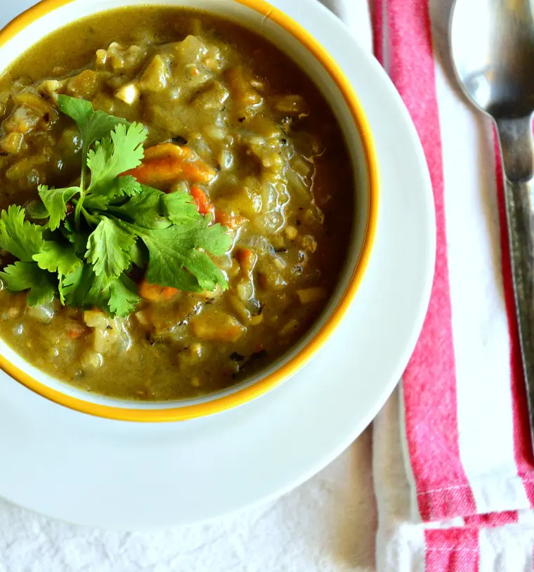 Green Chile in Bowl