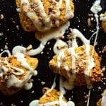 Pumpkin Scones Recipe with Glazed Pecans