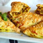 cihcken curry puff triangles dim sum