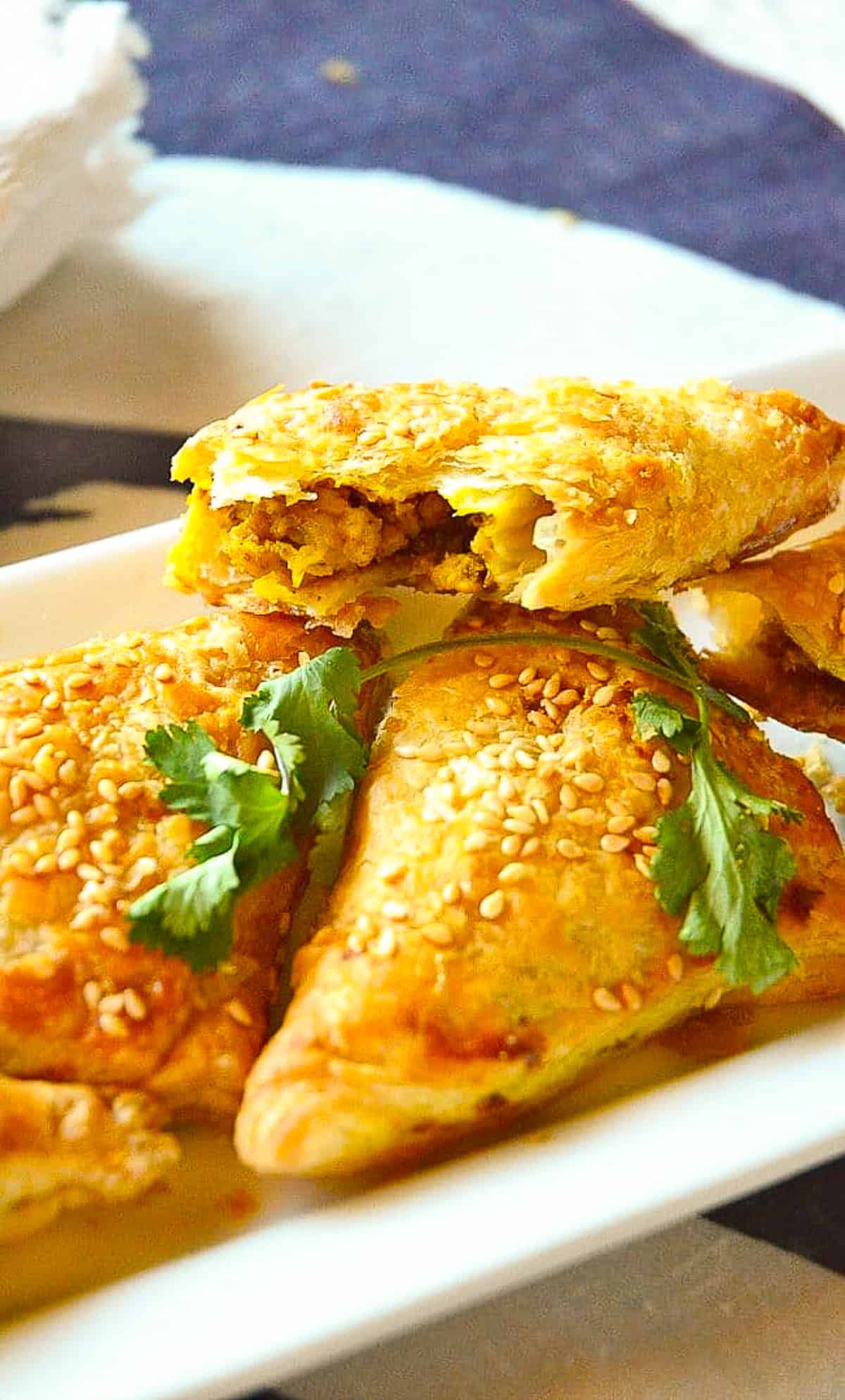 chicken curry puff dim sum