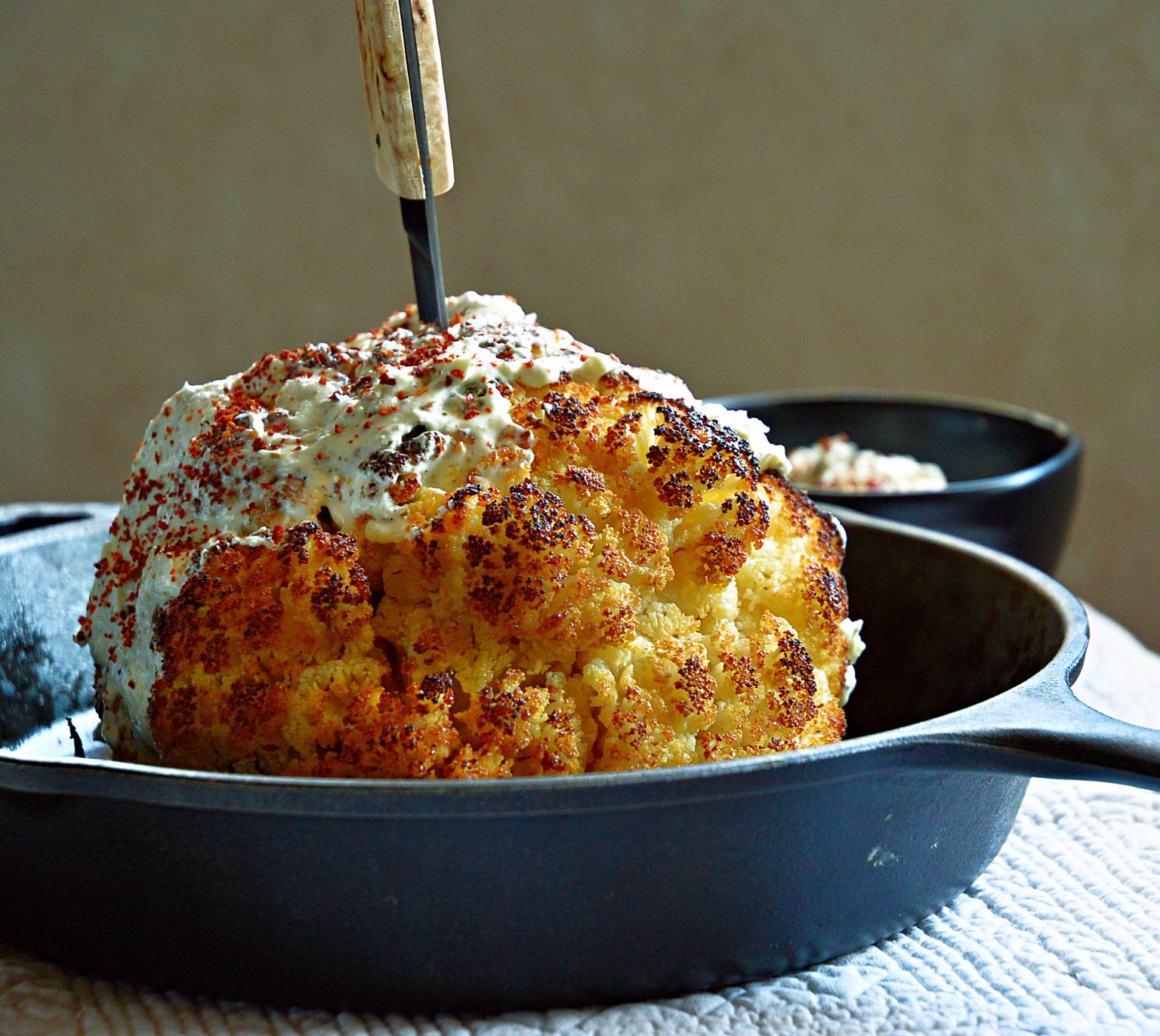 Whole Roasted Cauliflower
