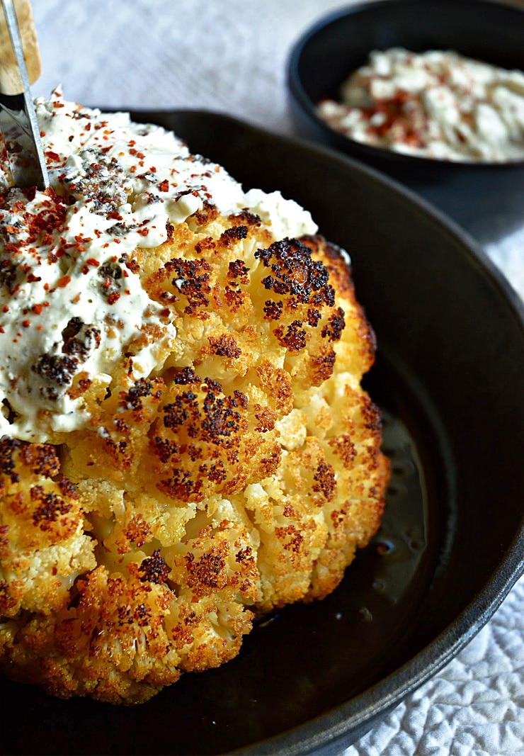 Whole Roasted Cauliflower