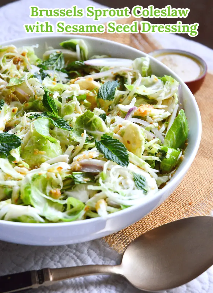 Brussels Sprout Coleslaw