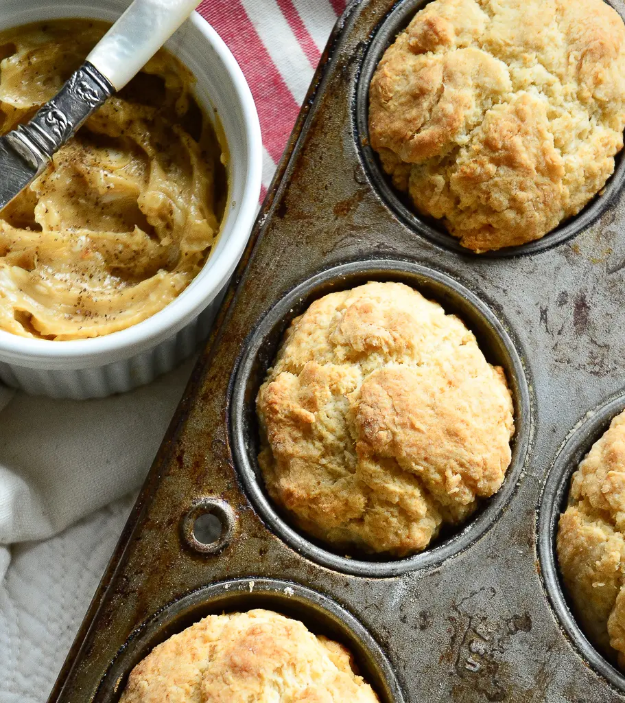 Homemade Biscuit Recipe for biscuit muffin in pan