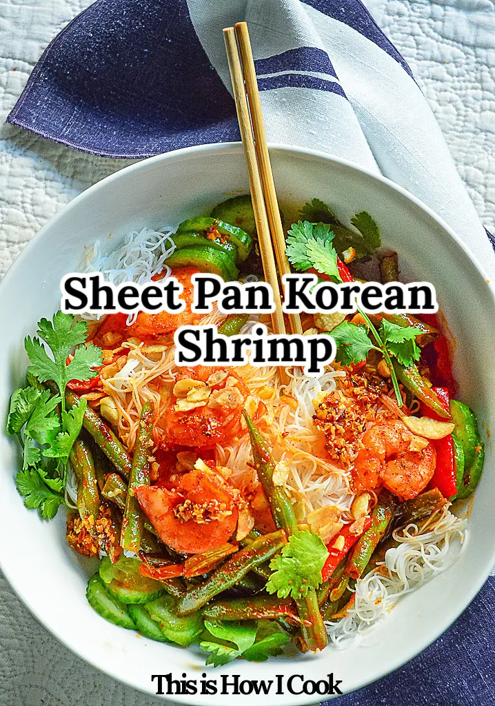 Sheet Pan Korean Shrimp