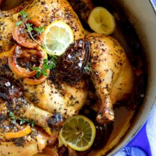 One Pot Chicken with Dates and Lemon